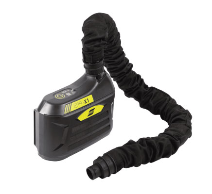 ESAB VPIHOVALNIK SVEŽEGA ZRAKA za masko EPR-X1 PAPR sistem z raztegljivo cevjo