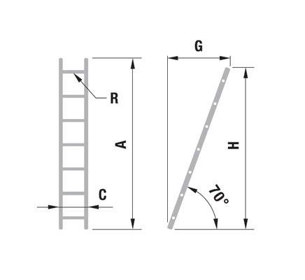 IT7110 AL lestev 1x10 Eurostyl hobby -