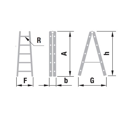 IT8906 AL "A" lestev 2x6 FORTE PROFI LINE
