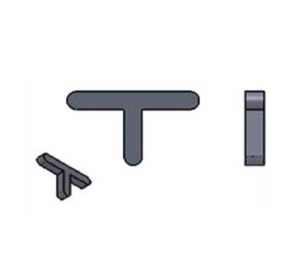 distančnik T 1 mm zav. 250 kos *KRT1 GR 2/15