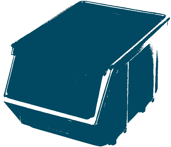 PVC ZABOJ nr.4 220 x 355 x 167 - črna / art. 847