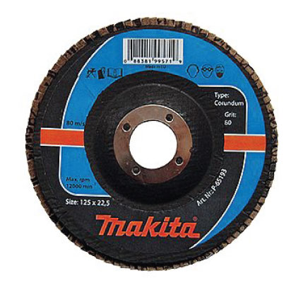 MAKITA LAMELNA BRUS PLOŠČA "CORUNDUM" 125/60