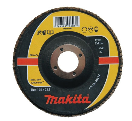 MAKITA LAM. BR.PL. ZA PLEM. JEKLO 125/60 - ZIRKON - INOX