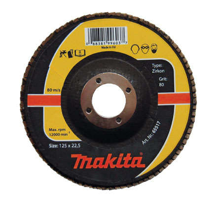 MAKITA LAM. BR.PL. ZA PLEM. JEKLO 180/80 - ZIRKON - INOX