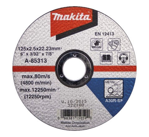 REZALKA 125x2,5x22 A-85313 - MAKITA
