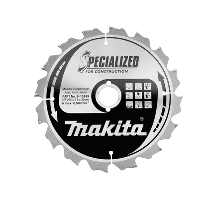 MAKITA TCT ŽAGIN LIST SPECIALIZED B-13683 190X30mm 12z