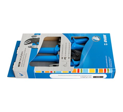 Garnitura klešč v kartonu 402B /3