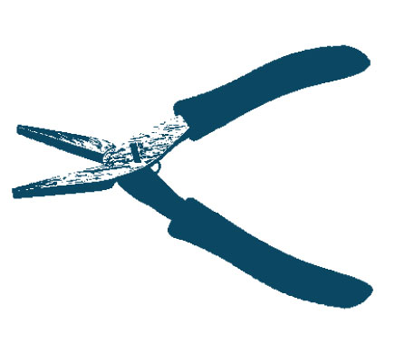 Klešče ploščate za elektroniko