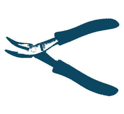 Klešče telefonske za elektroniko